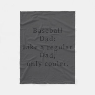 Cobertor De Velo Texto Pai Engraçado Beisebol