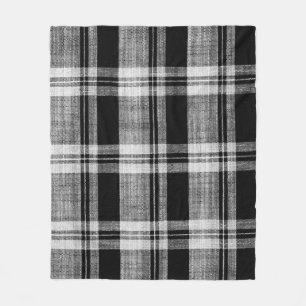 Cobertor De Velo Textura branca e preta do tecido da xadrez com ver