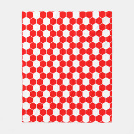 Cobertor De Velo Textura de Bola de Futebol Invertida  