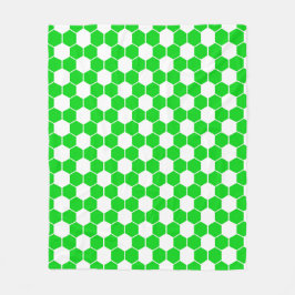 Cobertor De Velo Textura de Bola de Futebol Invertida  