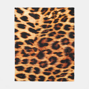 Cobertor De Velo Textura de leopardo, padrão africano sem soldadura