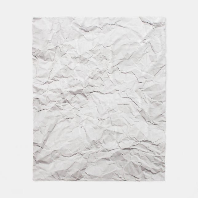 Cobertor De Velo Textura de papel enrugada (Frente)