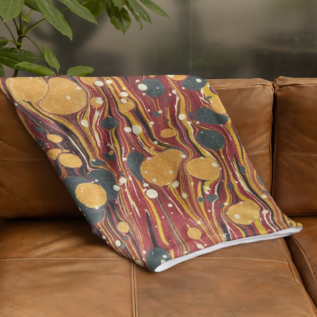 Cobertor De Velo Textura Decorativa De Alexander Pope (Decorative Texture Of Mr. Alexander Pope Fleece Blanket)