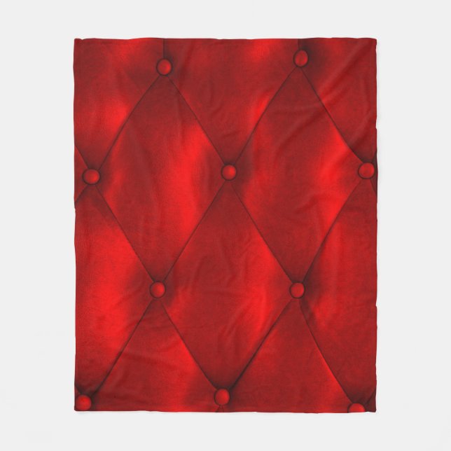 Cobertor De Velo Textura em cadeira com botão de couro de luxo (Frente)