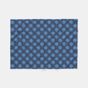 Cobertor De Velo Textura Faux Denim