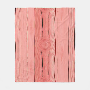 Cobertor De Velo Textura Rústica de Casa de Campo em Rosa Coral com