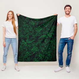 Cobertor De Velo Textura verde escura, esponja destruída ou corroíd
