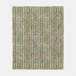 Cobertor De Velo Textured Pointillism Grid Pattern Artwork