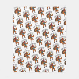 Cobertor De Velo Thanksgiving Leg Day Fleece Blanket