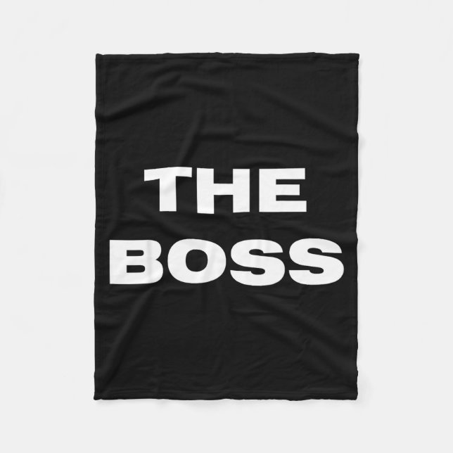 Cobertor De Velo The Boss - The Real Boss Couple  (Frente)