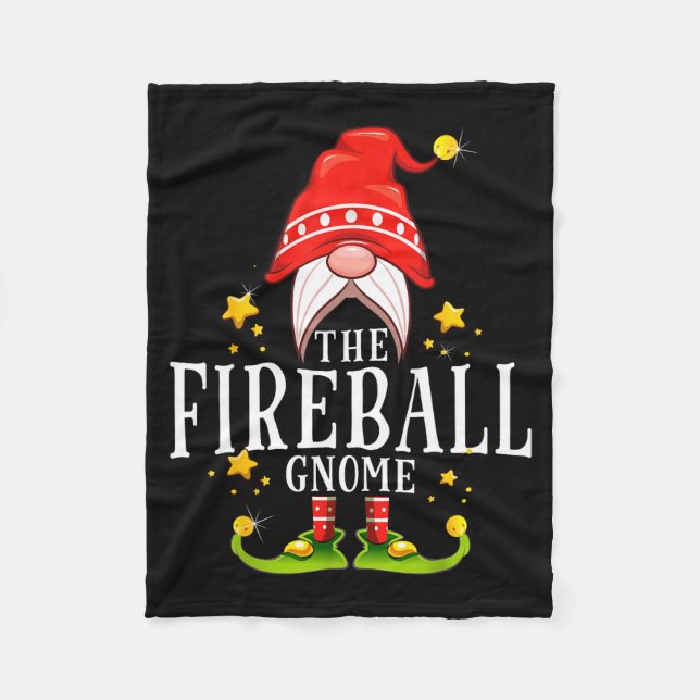 Cobertor De Velo The Fireball Gnome Christmas Matching  (Frente)