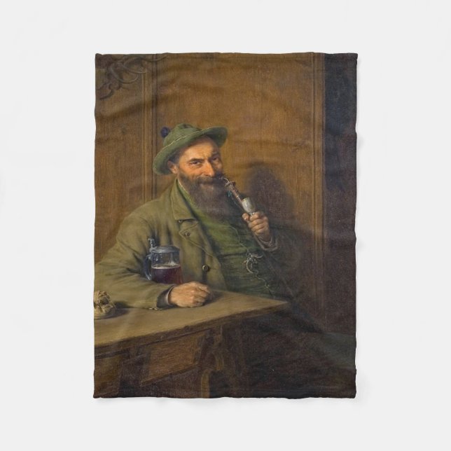 Cobertor De Velo The Forest Ranger (por Eduard von Grützner) (Frente)