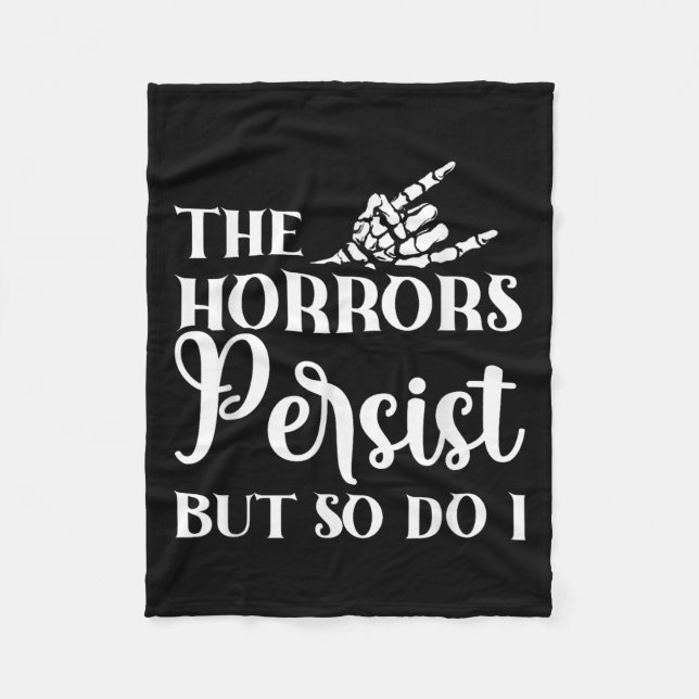 Cobertor De Velo The Horrors Persist But So Do I  (Frente)