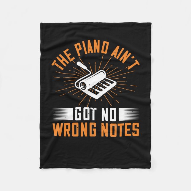 Cobertor De Velo The Piano Ain’T Got No Wrong Notes 03 (Frente)