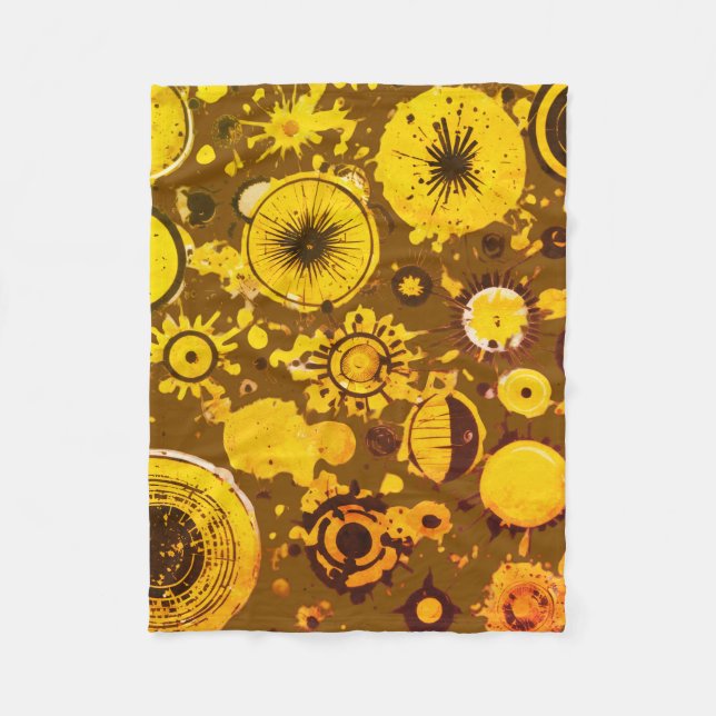 Cobertor De Velo This Bunch of yellow splatter  (Frente)