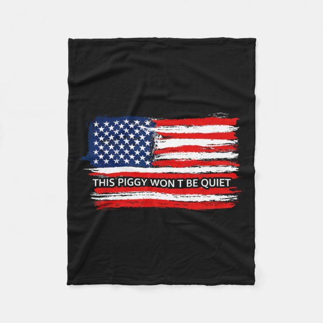 Cobertor De Velo This Ggy Won't Be Quiet Funny Flag  (Frente)