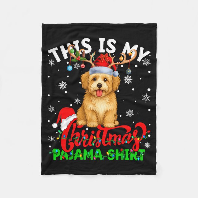 Cobertor De Velo This Is My Havanese Dog Ugly Christmas Pajama Swea (Frente)