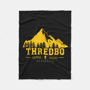 Cobertor De Velo Thredbo Snowy Mounts Austrália Ski Resort Souve
