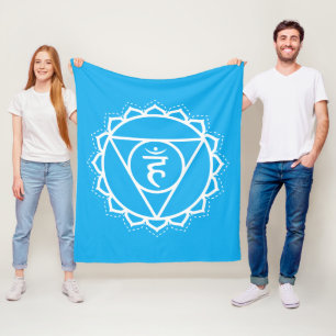 Cobertor De Velo Throat Chakra   Vishuddha   Meditação Azul