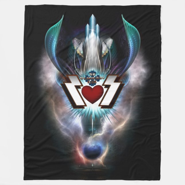 Cobertor De Velo Thunder Gods Rock Fleece (Frente)