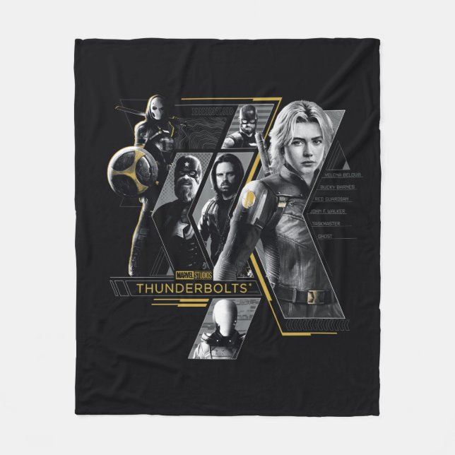 Cobertor De Velo Thunderbolts* | Arte do Grupo (Frente)