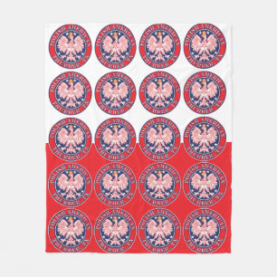 Cobertor De Velo Thurber Texas Polska Eagle Polonês