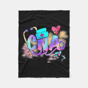 Cobertor De Velo Tie Dye Cna Cute Nurse Day Cna Rn Nurse Semana Pre