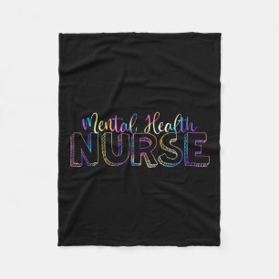 Cobertor De Velo Tie Dye Mental Health Enfermeira Psiquiátrica Nurs