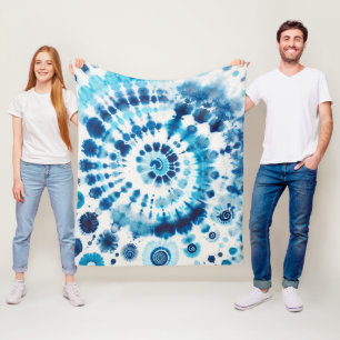 Cobertor De Velo Tie Dye Pattern