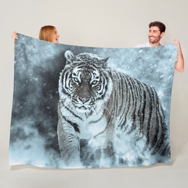 Cobertor De Velo Tiger Fleece Blanket (In Situ)