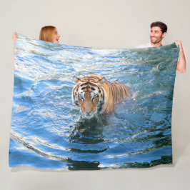 Cobertor De Velo Tiger Fleece Blanket