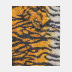 Cobertor De Velo Tiger modelou fundo abstrato, animal, ásia.