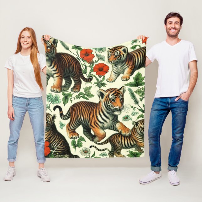 Cobertor De Velo Tigre de Bebê Cinto sem Costura (In Situ)