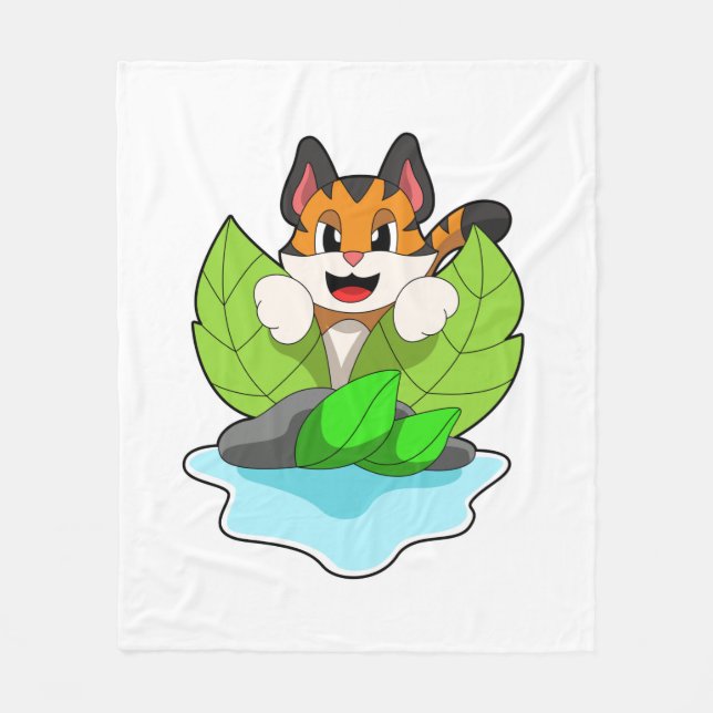 Cobertor De Velo Tigre na Caça (Frente)