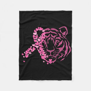 Cobertor De Velo Tigre-rosa Fita-Fita - Cancer de Sensibilização An