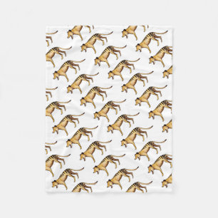 Cobertor De Velo Tigre tasmaniano, Thylacine