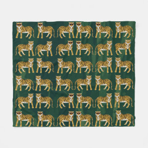Cobertor De Velo Tigres Fleece Blanket