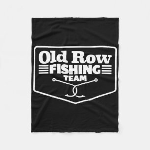 Cobertor De Velo Time de pesca da fila antiga engraçado para homens