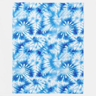 Cobertor De Velo Tinta Azul Branca