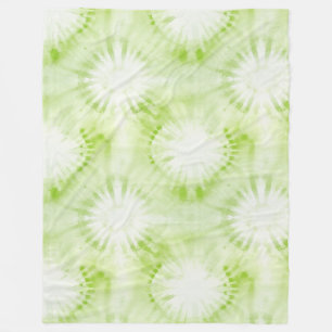 Cobertor De Velo Tinta Verde Limão Verde Tie Dye