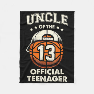 Cobertor De Velo Tio do 13 Oficial Adolescente Aniversário de 13 An
