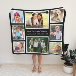 Cobertor De Velo Tio Love You Photo Collage