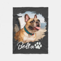 Tipografia Personalizada de Foto e Nome de Pet