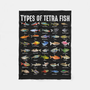 Cobertor De Velo Tipos De Peixes Tetra - Espécies De Peixes De Aquá