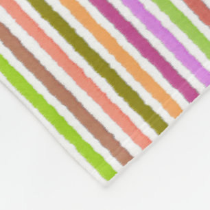 Cobertor De Velo Tiras de giz - Creme e várias cores