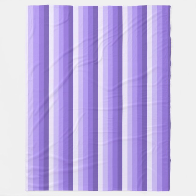 Cobertor De Velo Tiras de sombra violeta (Frente)