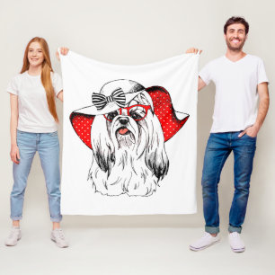 Cobertor De Velo Tiro da forma de Yorkie