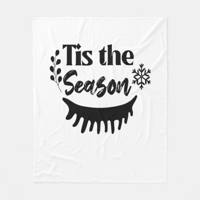Cobertor De Velo Tis The Season Classic Aesthetic Casual (Frente)