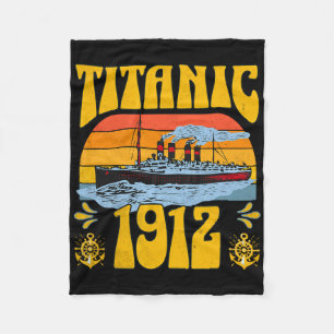 Cobertor De Velo Titanic Vintage Retrô Navio de Cruzeiro de 1912