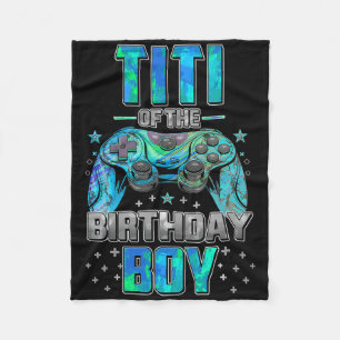 Cobertor De Velo Titi Of The Birthday Boy Matching Video Game Birth